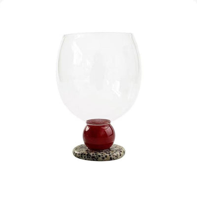Handmade Jade Ball Goblet – Borosilicate Heat-Resistant Glass Cup for Wine, Champagne, Coffee & Latte