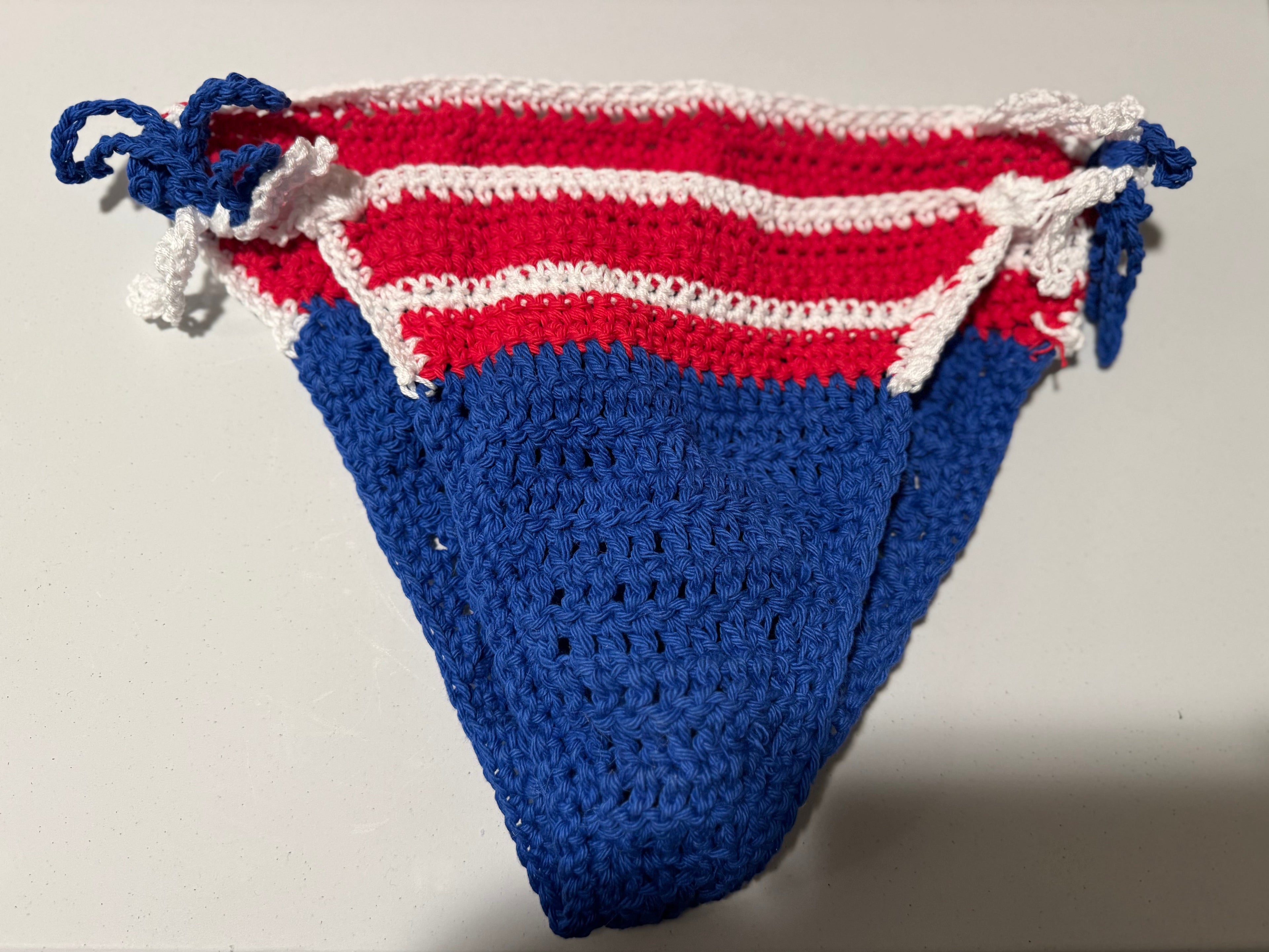 "QUEEN LIBERTY” HANDCRAFTED CROTCHET BIKINI - WM QUEEN COLLECTION